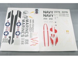 Freewing F-4D Phantom II "Ghost Grey" Decal Set